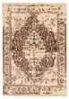 Casual  Transitional Ivory Area rug 5x8 Indian Hand-knotted 315982