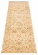 Bordered  Traditional Ivory Runner rug 10-ft-runner Pakistani Hand-knotted 318063