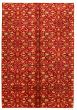 Floral  Traditional Red Area rug 6x9 Turkish Hand-knotted 322498