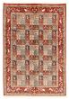 Bordered  Traditional Red Area rug 6x9 Persian Hand-knotted 324282
