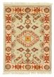Bordered  Tribal Green Area rug 2x3 Indian Hand-knotted 325077