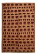 Bordered  Tribal  Area rug 6x9 Afghan Hand-knotted 326609
