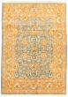Bordered  Traditional Blue Area rug 5x8 Pakistani Hand-knotted 330679
