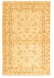 Bordered  Traditional Ivory Area rug 3x5 Afghan Hand-knotted 331254