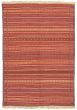 Flat-weaves & Kilims  Tribal Red Area rug 5x8 Turkish Flat-weave 333088