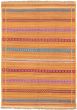 Flat-weaves & Kilims  Tribal Orange Area rug 5x8 Turkish Flat-weave 333853