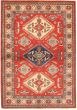 Bordered  Traditional Red Area rug 3x5 Afghan Hand-knotted 336988