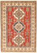 Bordered  Traditional Red Area rug 3x5 Afghan Hand-knotted 337227
