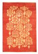 Floral  Transitional Red Area rug 3x5 Pakistani Hand-knotted 341410