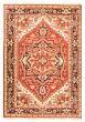 Bordered  Traditional Red Area rug 3x5 Indian Hand-knotted 344836