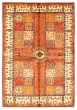 Bordered  Traditional Red Area rug 5x8 Afghan Hand-knotted 346098