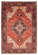 Bordered  Traditional Red Area rug 6x9 Persian Hand-knotted 351548