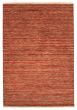 Casual  Transitional Brown Area rug 5x8 Indian Hand-knotted 356482