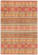 Stripes  Traditional Red Area rug 6x9 Afghan Hand-knotted 364398