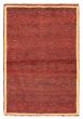 Gabbeh  Tribal Red Area rug 3x5 Indian Hand-knotted 368968