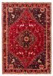 Bordered  Traditional Red Area rug 5x8 Turkish Hand-knotted 369163
