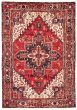 Bordered  Traditional Red Area rug 6x9 Persian Hand-knotted 371460
