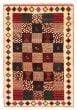Gabbeh  Tribal Ivory Area rug 3x5 Persian Hand-knotted 372036