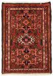Bordered  Traditional Red Area rug 2x3 Persian Hand-knotted 373509