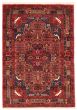 Bordered  Traditional Brown Area rug 3x5 Persian Hand-knotted 373622
