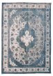 Overdyed  Transitional Blue Area rug 6x9 Turkish Hand-knotted 374219