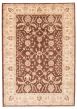 Bordered  Traditional Brown Area rug 5x8 Pakistani Hand-knotted 374793