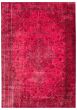 Overdyed  Transitional Pink Area rug 6x9 Turkish Hand-knotted 375102