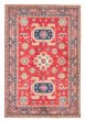 Bordered  Traditional Red Area rug 6x9 Afghan Hand-knotted 376714