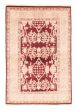 Bordered  Traditional Red Area rug 3x5 Pakistani Hand-knotted 379345