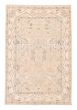 Bordered  Transitional Grey Area rug 5x8 Pakistani Hand-knotted 381891