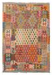 Flat-weaves & Kilims  Geometric Multi Area rug 3x5 Turkish Flat-Weave 388375