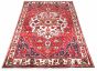 Bordered  Traditional Red Area rug 6x9 Persian Hand-knotted 316267