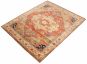 Indian Serapi-Jewel 8'2" x 9'10" Hand-knotted Wool Brown Rug