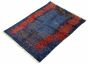 Pakistani Marrakech 6'3" x 9'2" Hand-knotted Wool Blue Rug