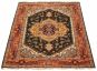 Indian Serapi Heritage 4'1" x 5'11" Hand-knotted Wool Rug 