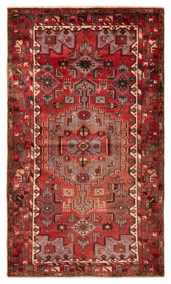 Traditional  Tribal Red Area rug 4x6 Turkish Hand-knotted 393243