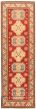 Bordered  Traditional Red Runner rug 11-ft-runner Afghan Hand-knotted 337243