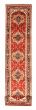 Bordered  Traditional Red Runner rug 20-ft-runner Indian Hand-knotted 344346