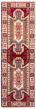 Bordered  Traditional Red Runner rug 7-ft-runner Indian Hand-knotted 363097