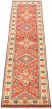 Bordered  Traditional Red Runner rug 10-ft-runner Afghan Hand-knotted 305481