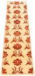 Casual  Transitional Ivory Runner rug 10-ft-runner Pakistani Hand-knotted 318774
