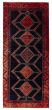 Geometric  Tribal Black Area rug Unique Turkish Hand-knotted 392859