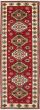 Bordered  Tribal Red Runner rug 8-ft-runner Indian Hand-knotted 236492