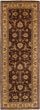 Bordered  Traditional Brown Runner rug 8-ft-runner Afghan Hand-knotted 268288