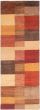Casual  Transitional Brown Runner rug 14-ft-runner Afghan Hand-knotted 301965