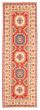 Bordered  Traditional Red Runner rug 8-ft-runner Afghan Hand-knotted 359450