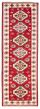 Bordered  Traditional Red Runner rug 8-ft-runner Indian Hand-knotted 363180