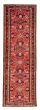 Bordered  Traditional Red Runner rug 10-ft-runner Persian Hand-knotted 380544