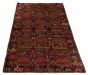 Afghan Rare War 3'8" x 6'7" Hand-knotted Wool Rug 