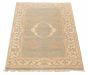 Indian Royal Oushak 3'0" x 4'10" Hand-knotted Wool Rug 